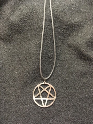 Inverted pentagram, 2.0 - necklace
