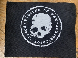 Visions of War, poser loser boozer - patch