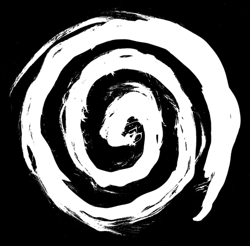 Voidfiller, WHITE spiral small - patch
