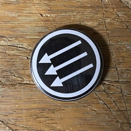 Antifascist arrows - 1” pin