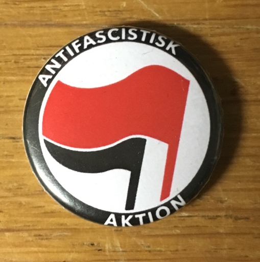 Antifascistisk Aktion - 1” pin
