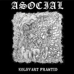 Asocial, Kolsvart framtid - LP