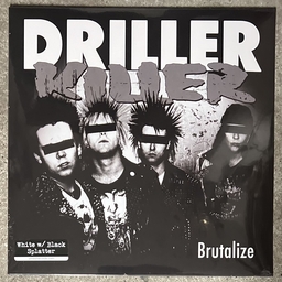 Driller Killer, Brutalize - LP white/black splatter vinyl