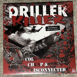 Driller Killer, Cold Cheap & Disconnected - LP Bloodstain (Red in Clear) vinyl