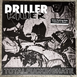 Driller Killer, Total fucking hate - LP oxblood & black vinyl