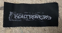 Kontrovers, grey logo/black - patch