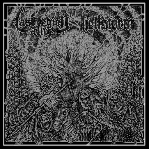 Last Legion alive / Hellstorm, split LP