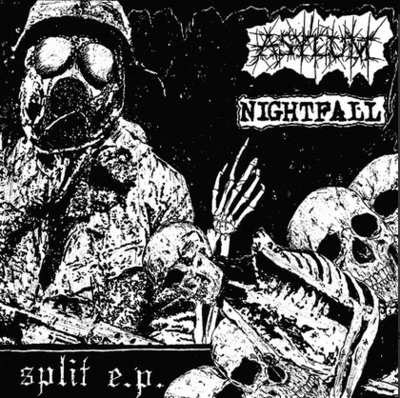 Nightfall / Asylum - Split 7”