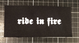 Ride in fire - patch