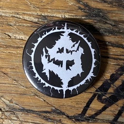 Swordwielder, S logo black - 1” pin