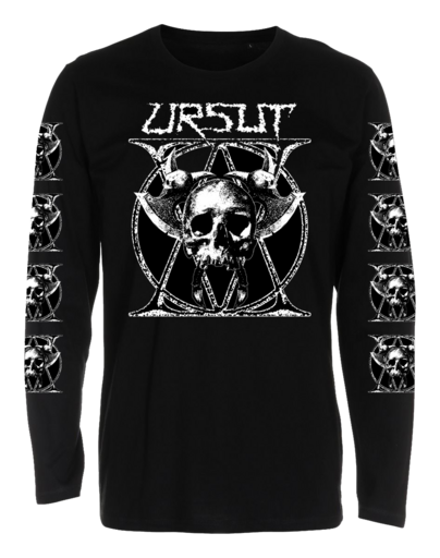 Ursut, Axeskull svart UNISEX - longsleeve t-shirt