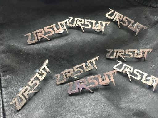 Ursut, logo - metal pin