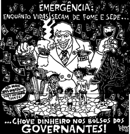 V/A - Emergência: Enquanto Vidas Secam De Fome E Sede...Chove Dinheiro Nos Bolsos Dos Governantes! - LP