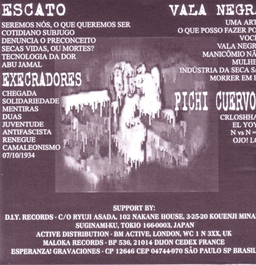 V/A - Escato / Execradores / Vala Negra / Pichi Cuervos - CD
